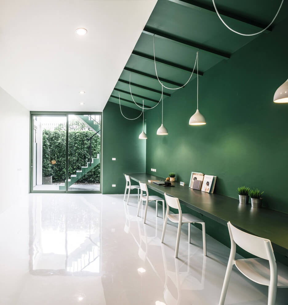 Merit Interior Design Colour Scheme - Green 26 production office